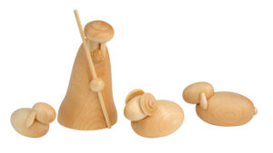 Hirtengruppe 12cm natur