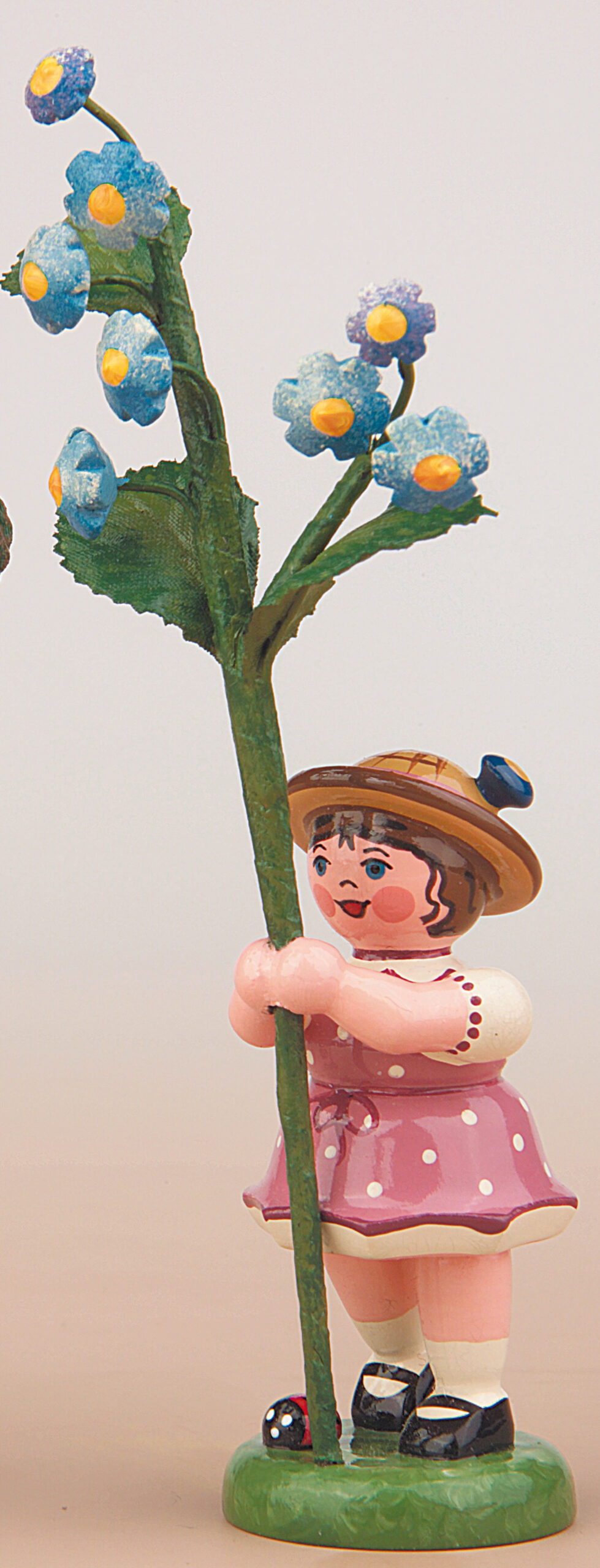 Blumenmädchen mit Vergissmeinnicht