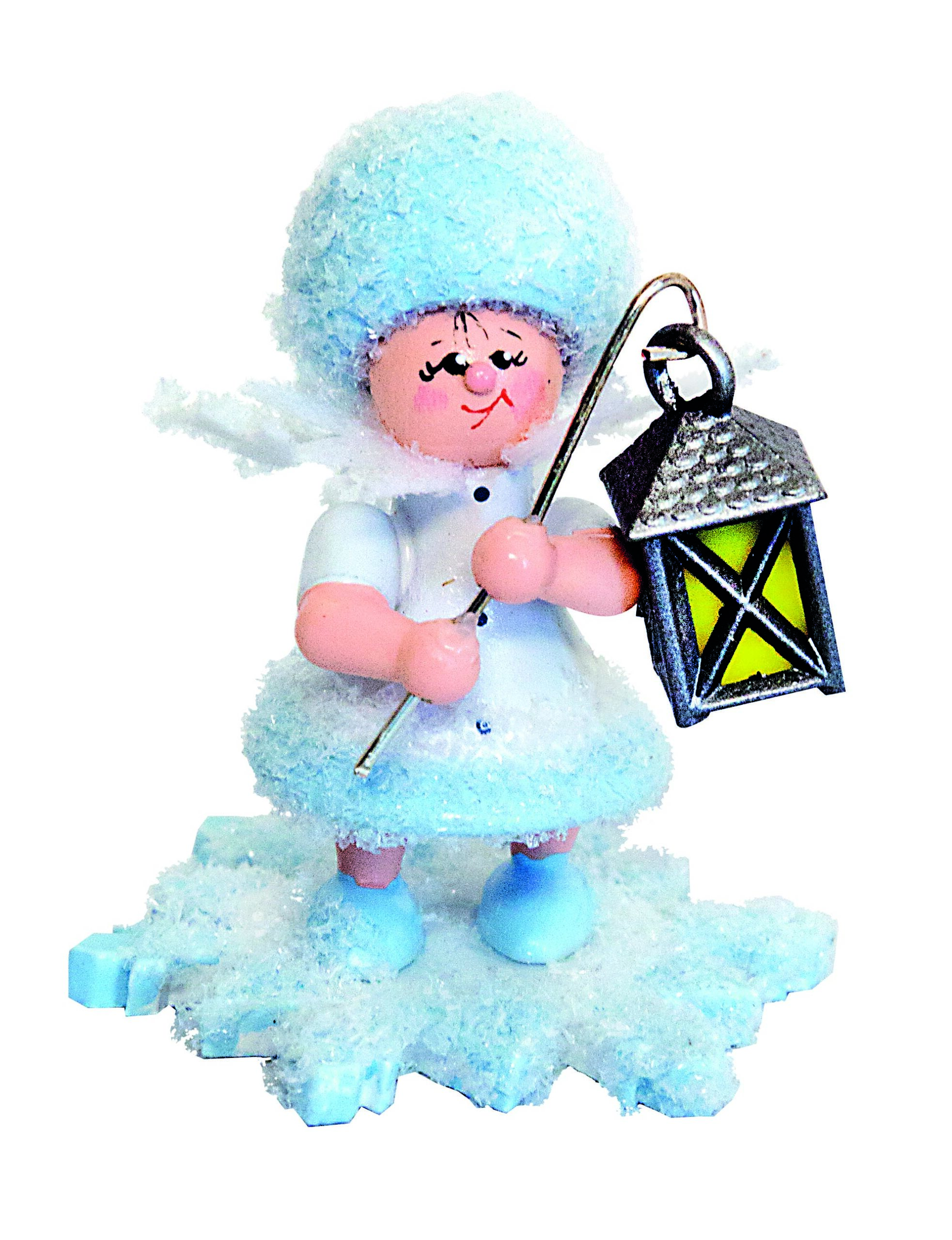 Schneeflöckchen mit Laterne