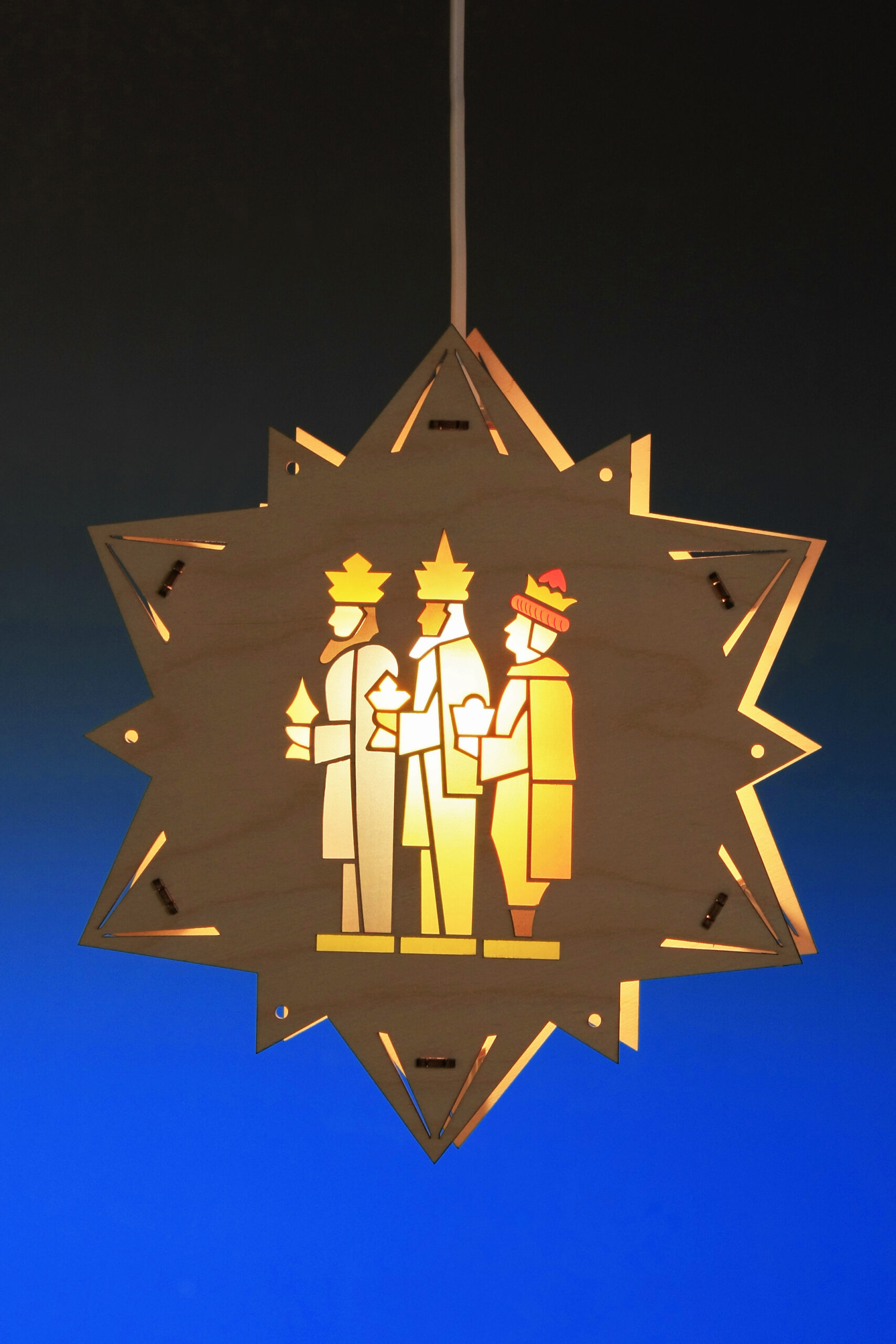 Beleuchtetes Fensterbild Heilig Abend – Bild 2