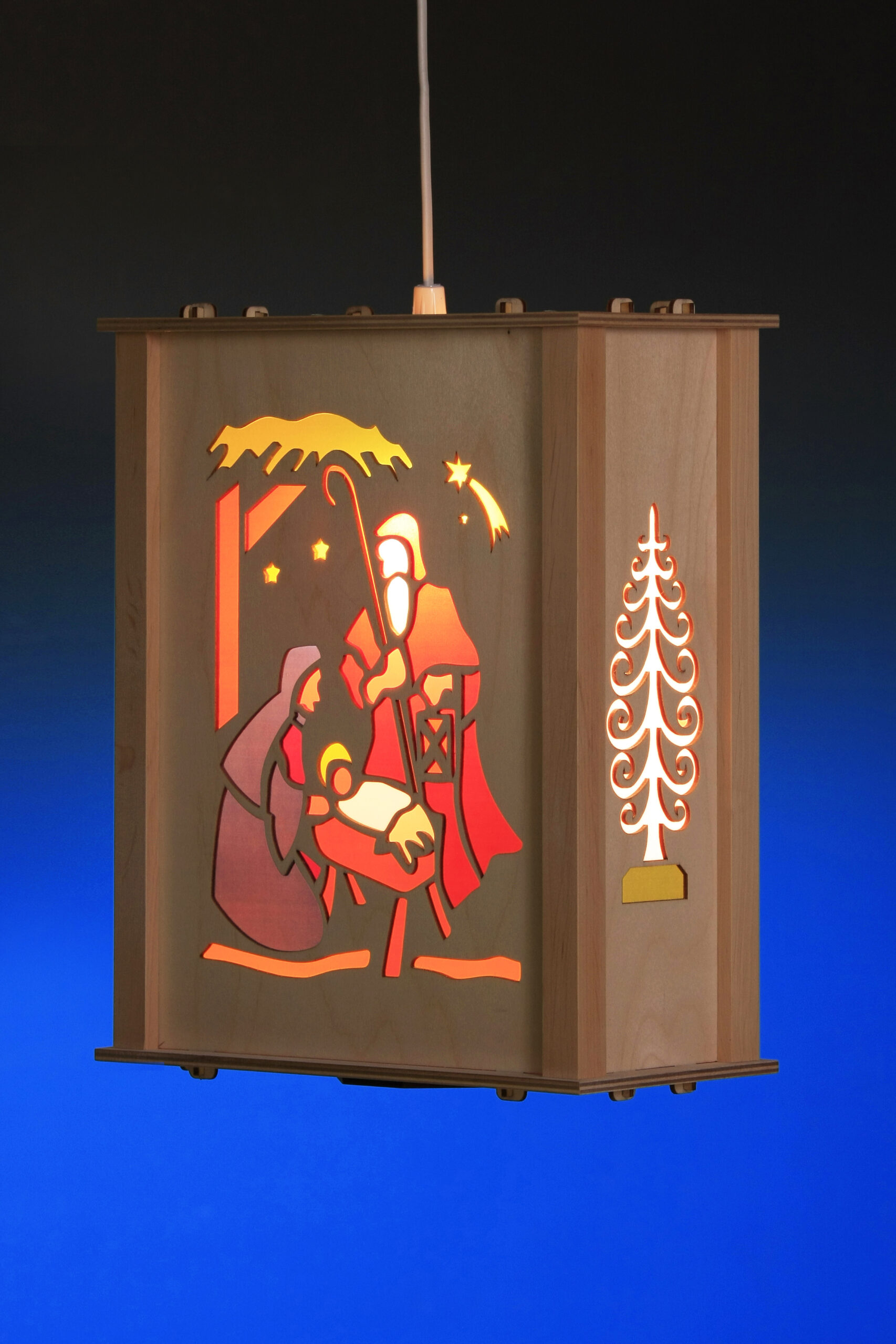 Maxi-Fensterlaterne Christi Geburt