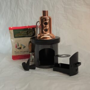 Räucherofen Destillator silber