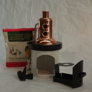 Räucherofen Destillator weiß