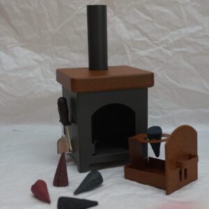 Räucherofen Hüttenofen anthrazit